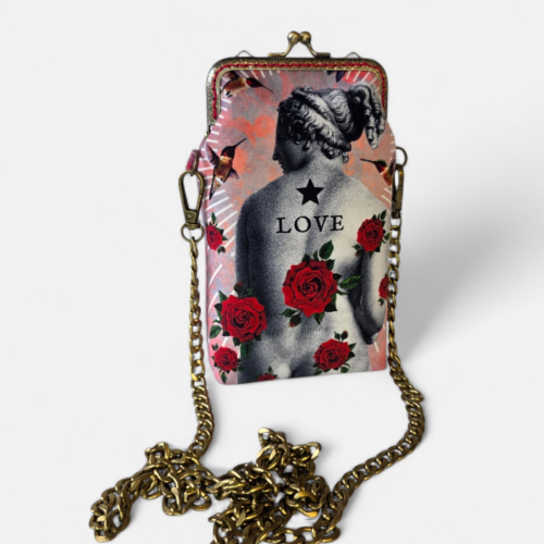 Pochette de téléphone Bèn-Esta – Collection Romanesque – Love