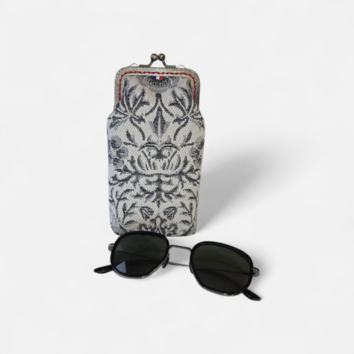 Etui à lunettes Gabin – Collection Arazzo – Royal blanc
