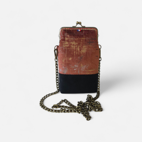 Pochette de téléphone Garance – Collection Astral – Brique