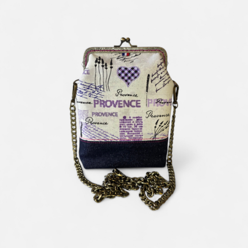 Sacoche Minaudière Alma – Collection made in Provence – Lavandes