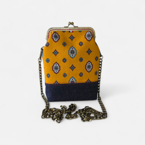 Sacoche Minaudière Alma – Collection Made in Provence – Jaune