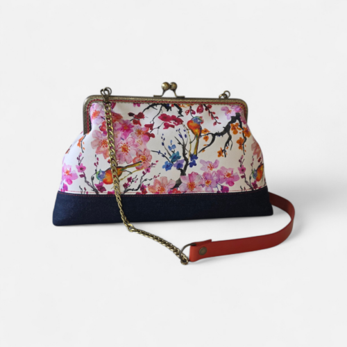 Sac à main Marius – Collection Fleurs – Japon