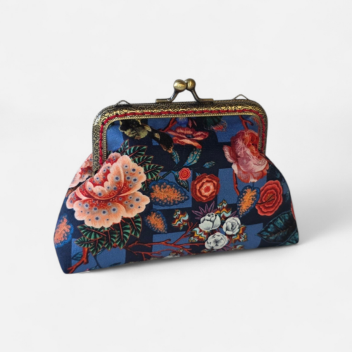 Porte-monnaie Bèn-Esta – Collection Beautiful Garden – Bleu