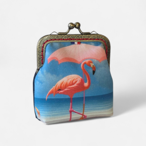 Porte-monnaie Minot – Collection Made in Provence – Flamant rose