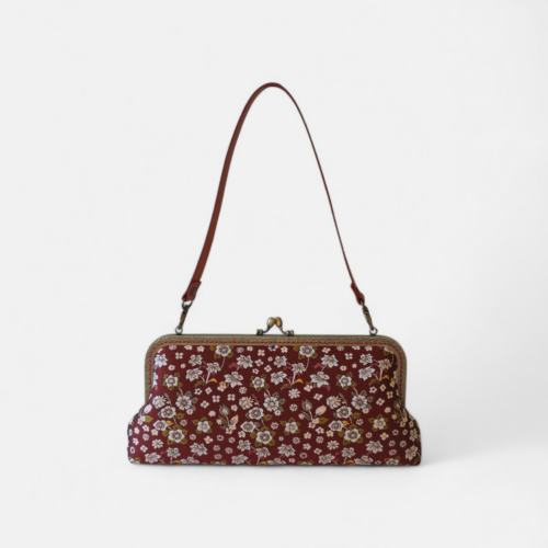 Sac Baguette Colette – Collection fleurs – Rouge