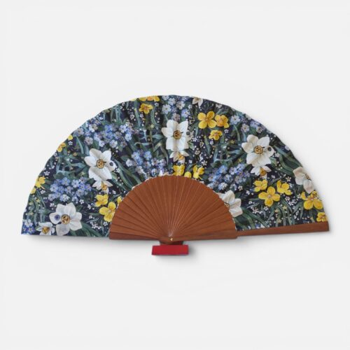 Eventail la veillée des fleurs – Grand modèle