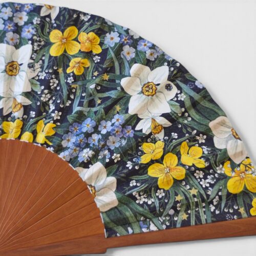 Eventail la veillée des fleurs – Grand modèle