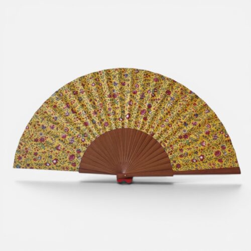 Eventail Provençal jaune – Grand modèle
