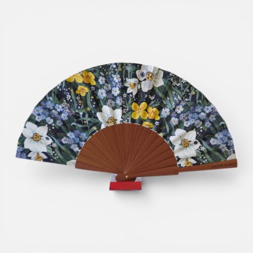 Eventail la veillée des fleurs – Petit modèle