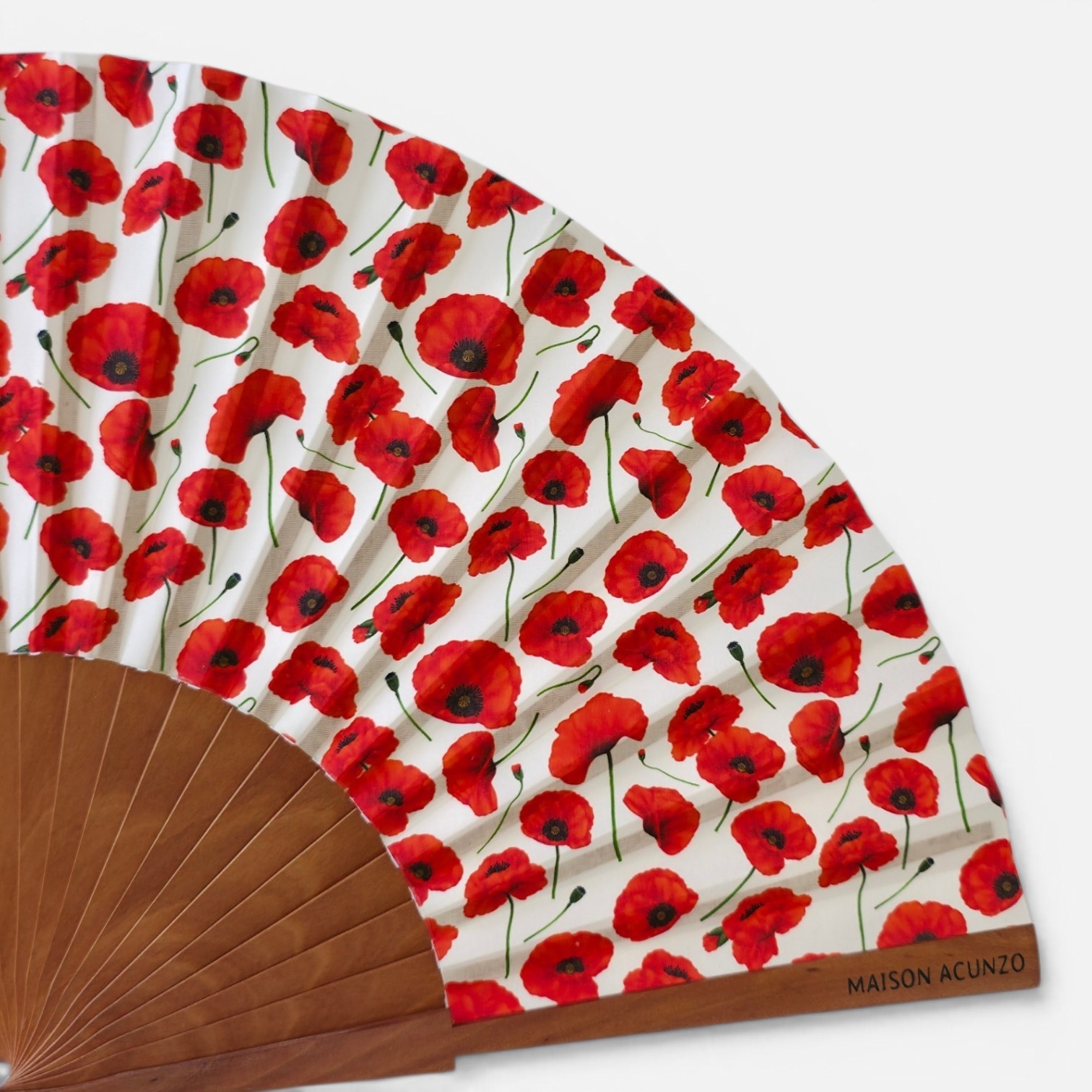 Eventail Coquelicots - Grand modèle – Image 2