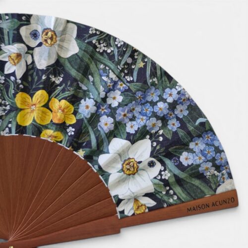 Eventail la veillée des fleurs – Petit modèle