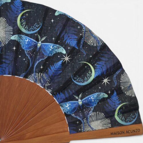 Eventail Papillon de nuit – Petit modèle