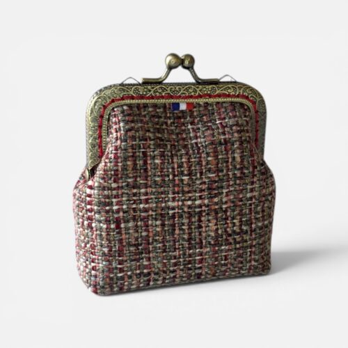 Porte-monnaie Minot – Collection Gabrielle – Bordeaux