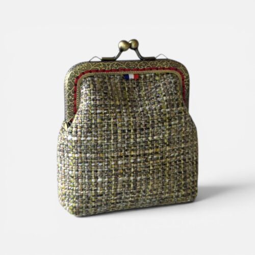 Porte-monnaie Minot – Collection Gabrielle – vert/jaune